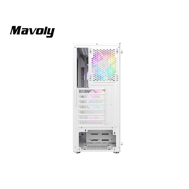 松聖 Mavoly 百香果 HE19AW (白)玻璃透側 ATX機殼-細節圖4