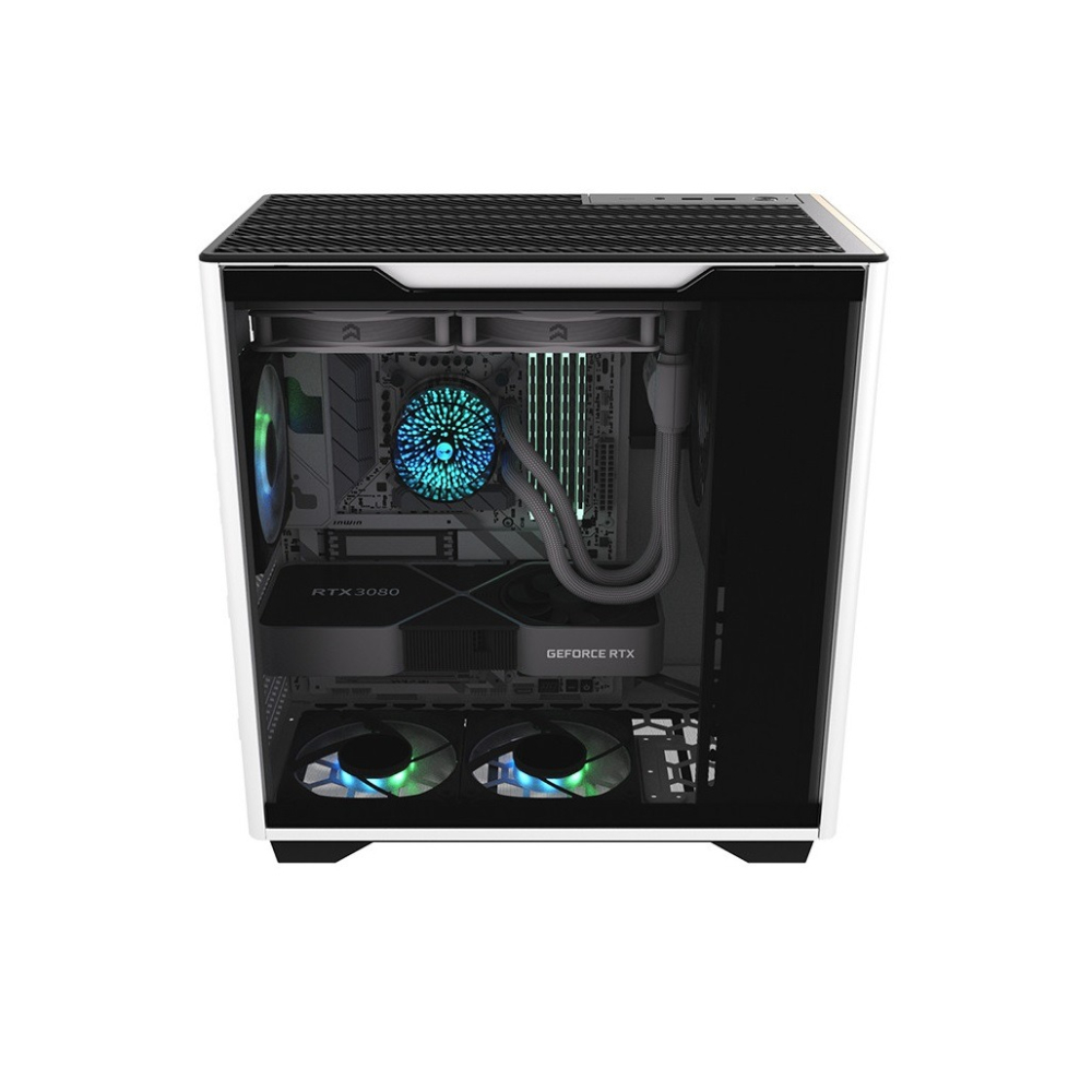 迎廣 InWin A5【白】玻璃透側 E-ATX機殼-細節圖5