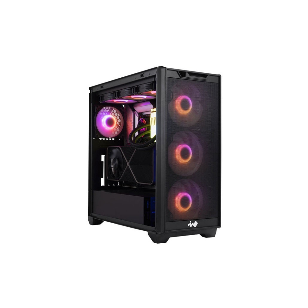 迎廣 InWin D5【黑】玻璃透測 支援背插 E-ATX電競機殼-細節圖5