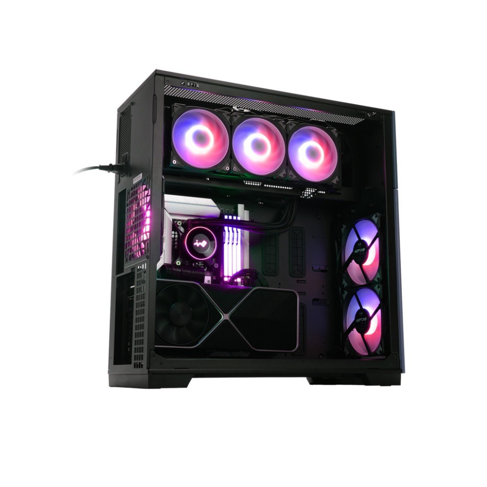 迎廣 InWin F5【黑】玻璃透側 支援背插 ATX電競機殼-細節圖5