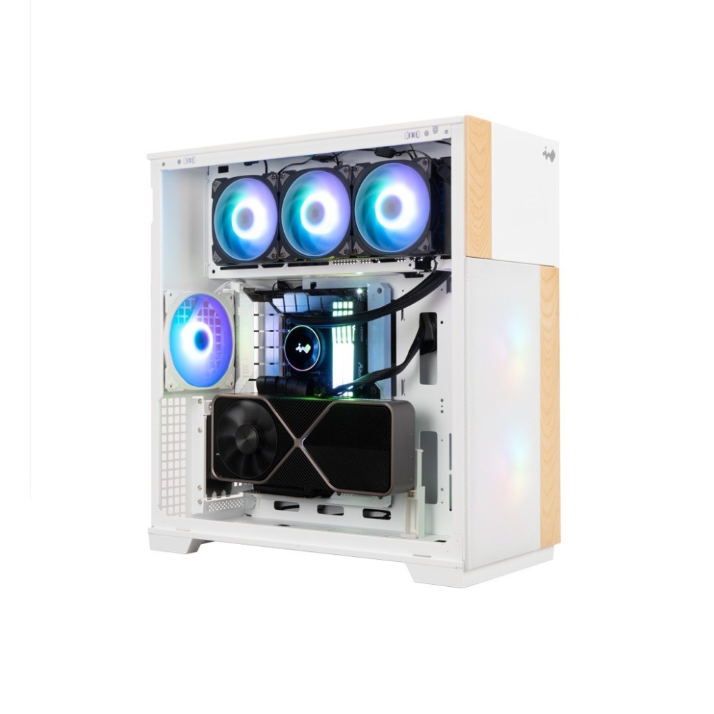 迎廣 InWin F5【白】玻璃透側 支援背插 ATX電競機殼-細節圖5