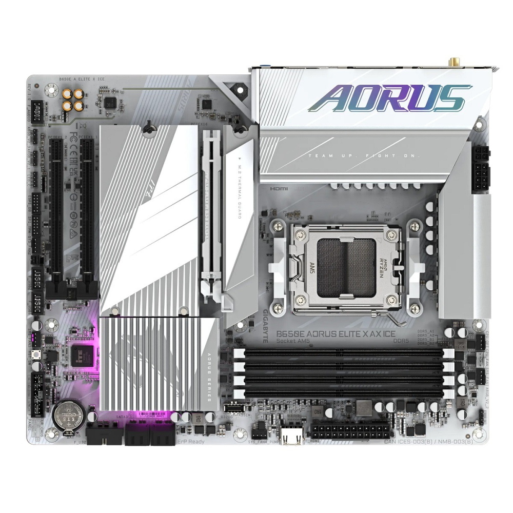 技嘉 GIGABYTE B650E AORUS ELITE X AX ICE AMD主機板-細節圖5