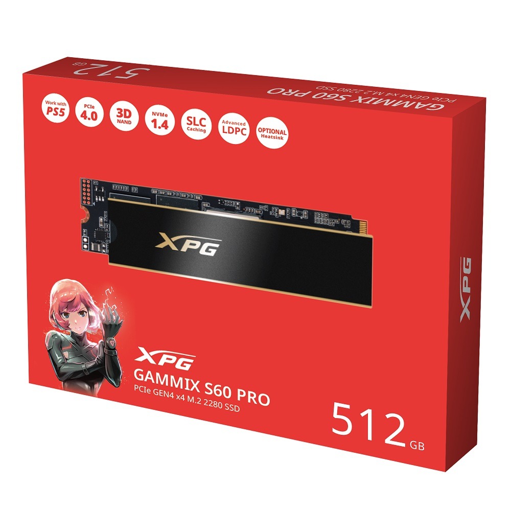 ADATA 威剛 XPG GAMMIX S60 Pro 512GB PCIe4.0 SSD 固態硬碟(台灣製)-細節圖5