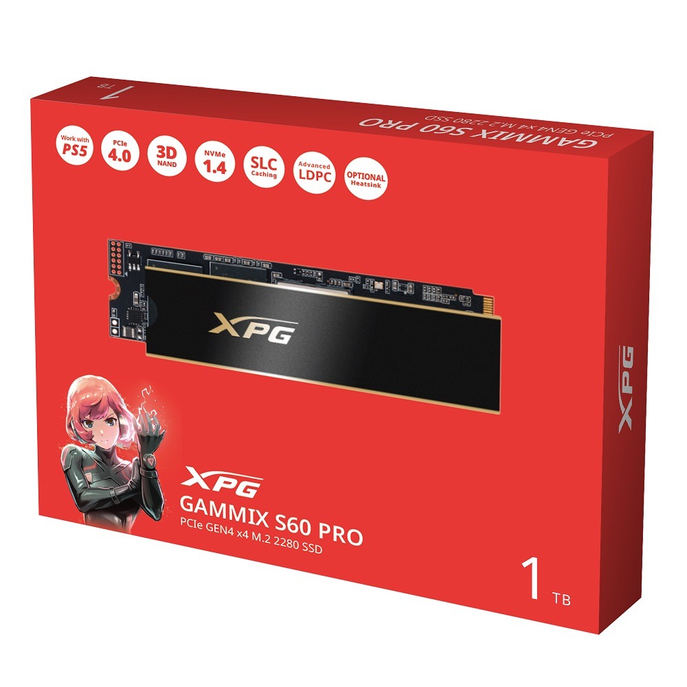 ADATA 威剛 XPG GAMMIX S60 Pro 1TB PCIe4.0 SSD 固態硬碟(台灣製)-細節圖5