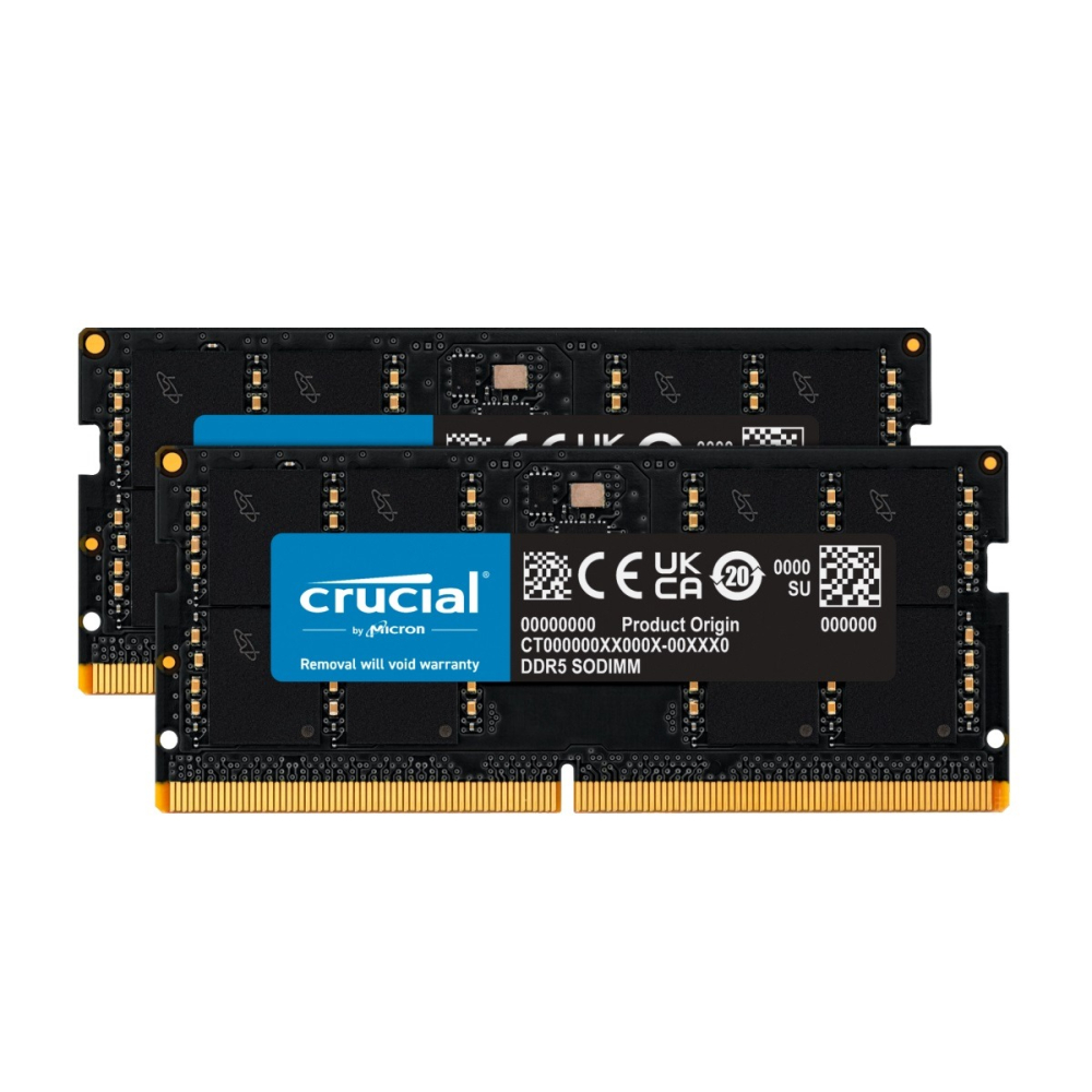 美光 Crucial NB-DDR5 5600 64G(32Gx2)筆記型記憶體 CT2K32G56C46S5-細節圖2