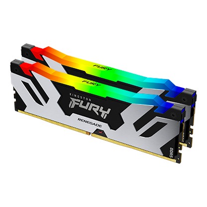 金士頓 FURY Renegade 反叛者 DDR5 6400 32GB(16GBx2) RGB桌上型超頻記憶體-細節圖2