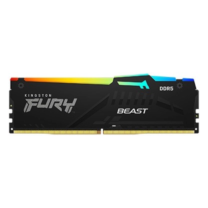 Kingston金士頓 FURY Beast RGB 獸獵者 DDR5 6400 64GB(32GBx2)超頻記憶體-細節圖2