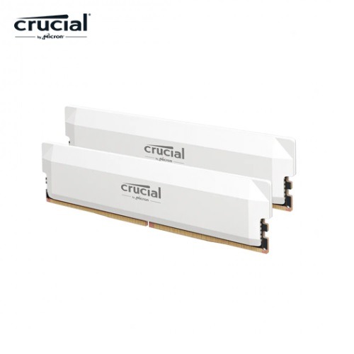 Micron 美光 Crucial PRO DDR5 6000 32G(16G*2)超頻記憶體(雙通)(白散熱片)-細節圖2