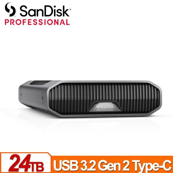 SanDisk Professional G-DRIVE 24TB 3.5吋 Type-C 企業級外接硬碟-細節圖2