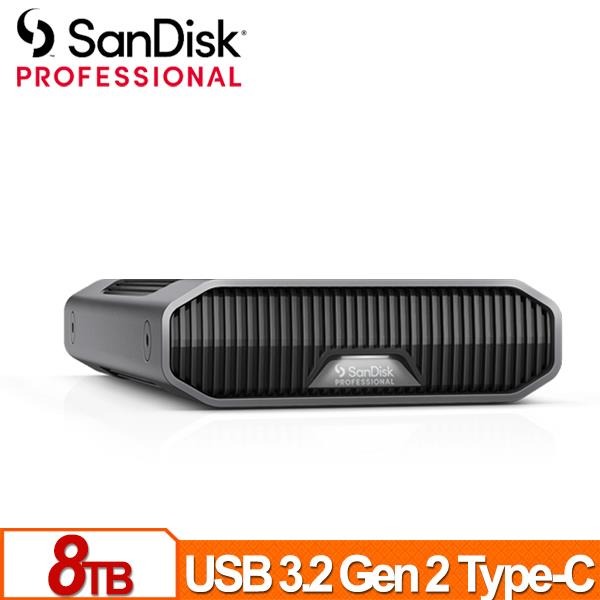 SanDisk Professional G-DRIVE 8TB 3.5吋 Type-C 企業級外接硬碟-細節圖2