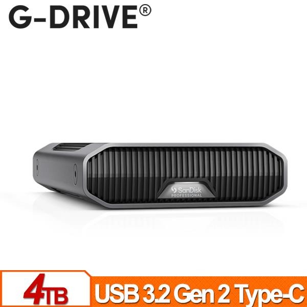 SanDisk Professional G-DRIVE 4TB 3.5吋 Type-C 企業級外接硬碟-細節圖2