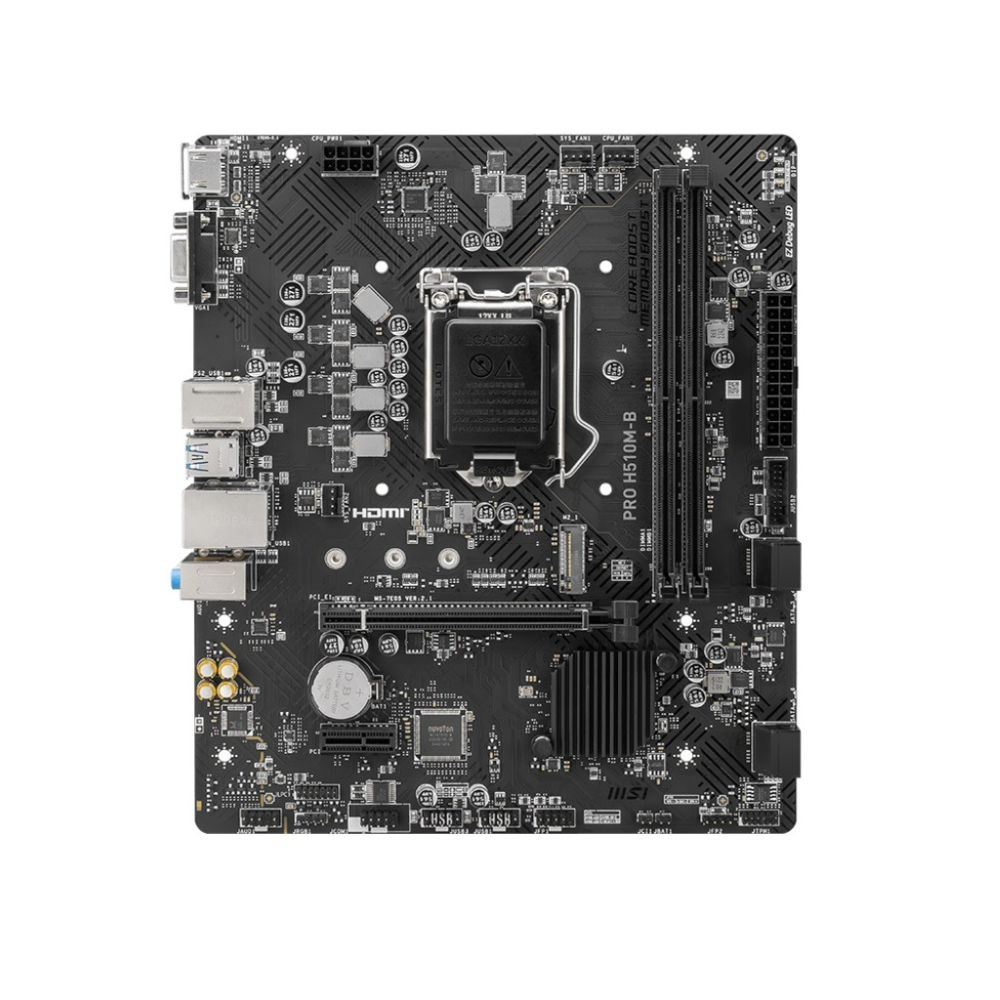 微星 MSI PRO H510M-B INTEL 主機板-細節圖2