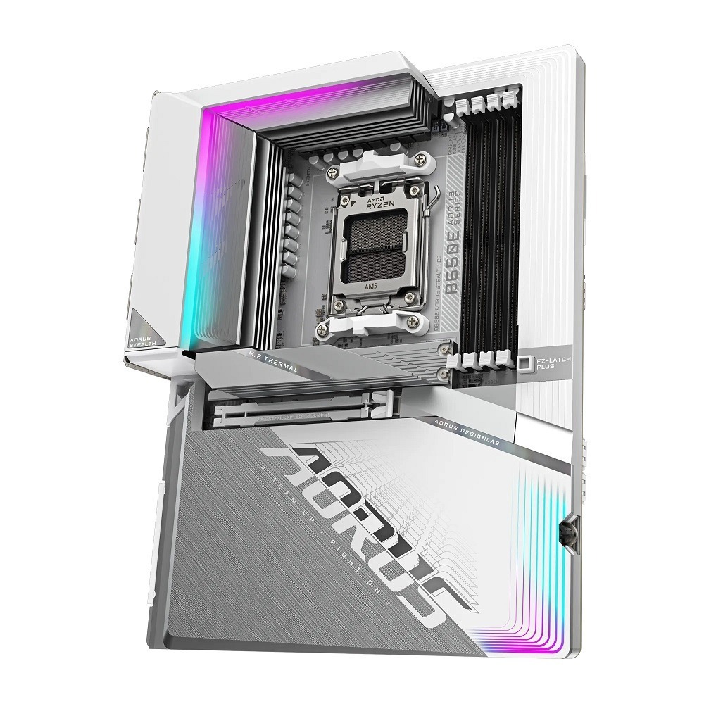 技嘉 GIGABYTE B650E AORUS STEALTH ICE AMD主機板-細節圖4