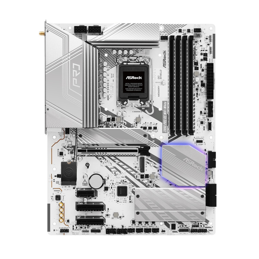 華擎 ASRock Z890 Pro RS WiFi White INTEL 主機板-細節圖2