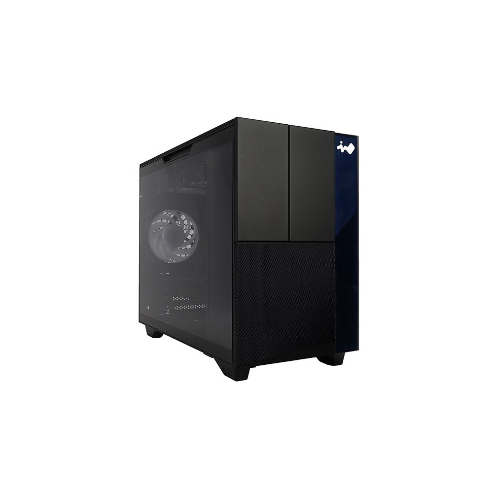 迎廣 InWin F3【黑】玻璃透側 支援背插 M-ATX 電競機殼-細節圖2