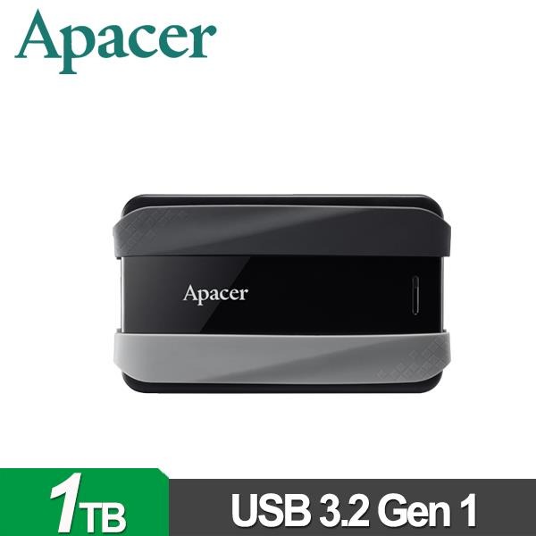 Apacer 宇瞻 AC533 1TB(典雅黑) 2.5吋 防護型行動硬碟 AP1TBAC533B-2-細節圖3
