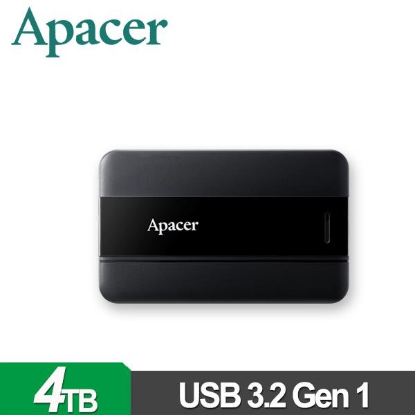 Apacer 宇瞻 AC237 4TB(典雅黑) 2.5吋行動硬碟 AP4TBAC237B-2-細節圖2