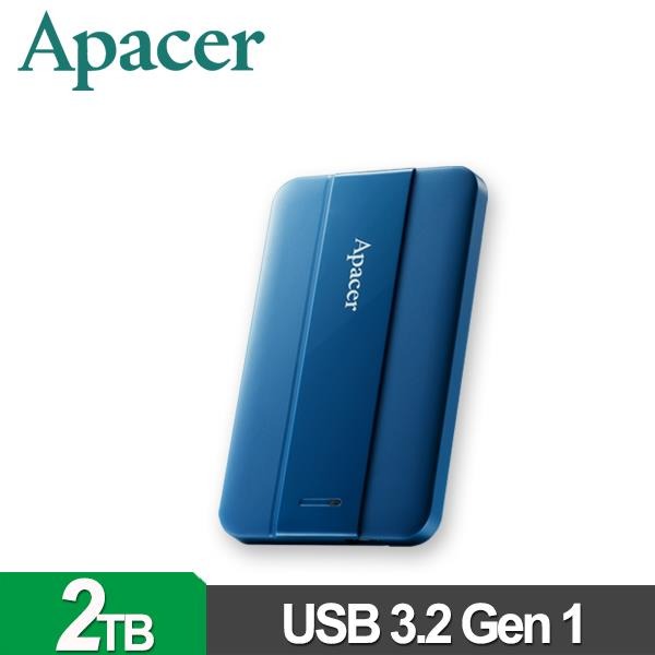 Apacer 宇瞻 AC237 2TB(活力藍) 2.5吋行動硬碟 AP2TBAC237U-2-細節圖3