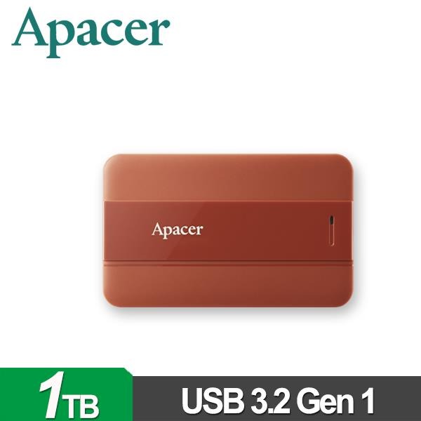 Apacer 宇瞻 AC237 1TB(焦糖橘) 2.5吋行動硬碟 AP1TBAC237R-2-細節圖2