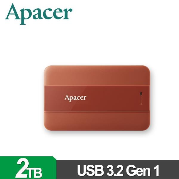 Apacer 宇瞻 AC237 2TB(焦糖橘) 2.5吋行動硬碟 AP2TBAC237R-2-細節圖2