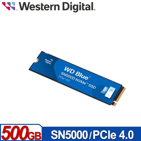 WD 藍標 SN5000 500GB M.2 PCIe 4.0 NVMe SSD 固態硬碟 WDS500G4B0E-細節圖3
