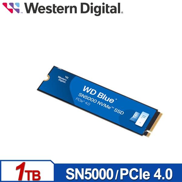 WD 藍標 SN5000 1TB M.2 PCIe 4.0 NVMe SSD 固態硬碟 WDS100T4B0E-細節圖3
