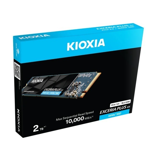 KIOXIA 鎧俠 EXCERIA PLUS G4 2TB PCIe Gen5 SSD固態硬碟LVD10Z002TG8-細節圖5