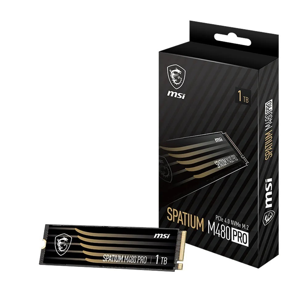 MSI 微星 SPATIUM M480 Pro PCIe 4.0 NVMe M.2 1TB SSD 固態硬碟-細節圖2