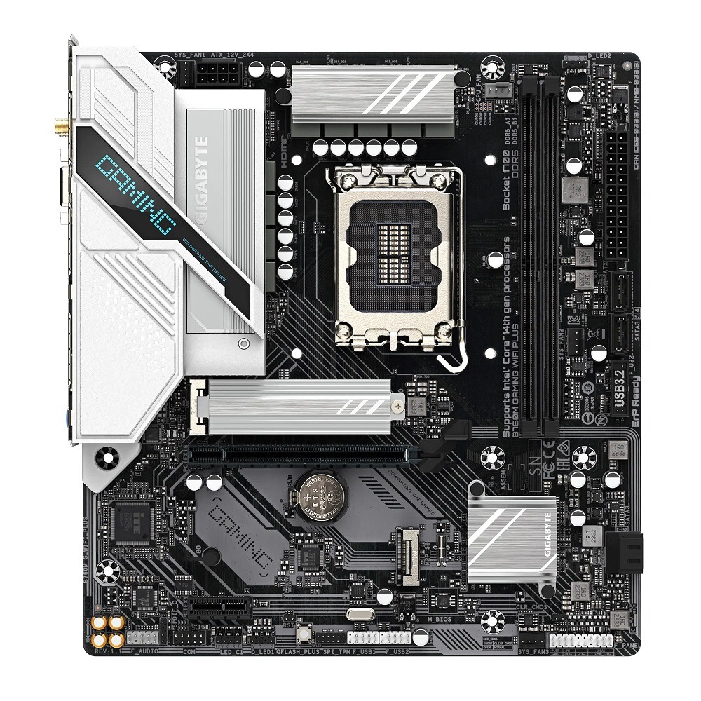 技嘉 GIGABYTE B760M GAMING WIFI PLUS Intel主機板-細節圖2