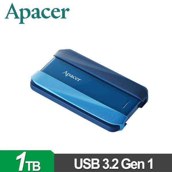 Apacer 宇瞻 AC533 1TB(活力藍) 2.5吋防護型行動硬碟 AP1TBAC533U-2-細節圖2