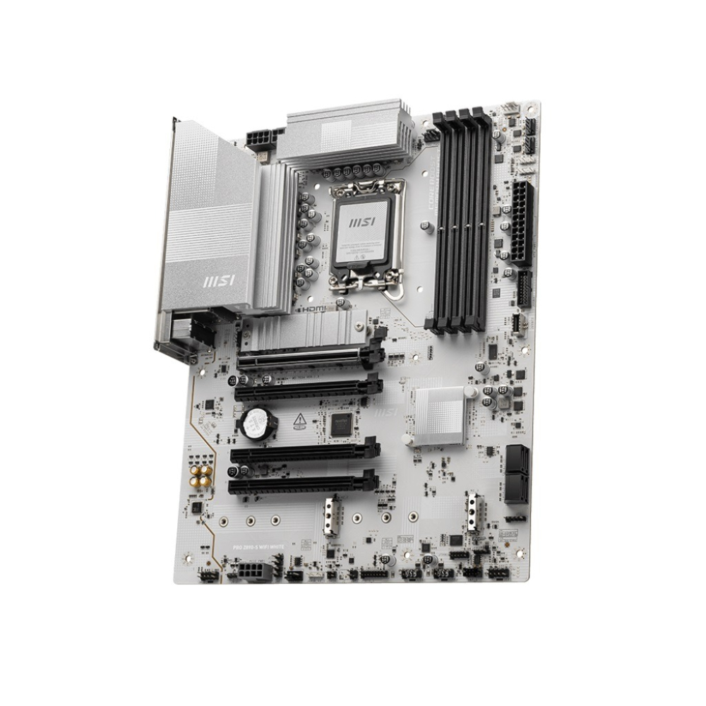 微星 MSI PRO Z890-S WIFI WHITE INTEL 主機板(白)-細節圖3