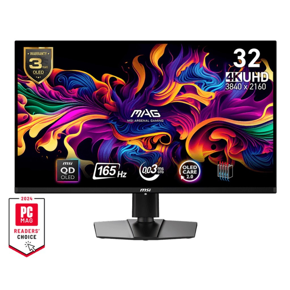 MSI 微星 MAG 321UP QD-OLED HDR 32 型平面電競螢幕-細節圖2