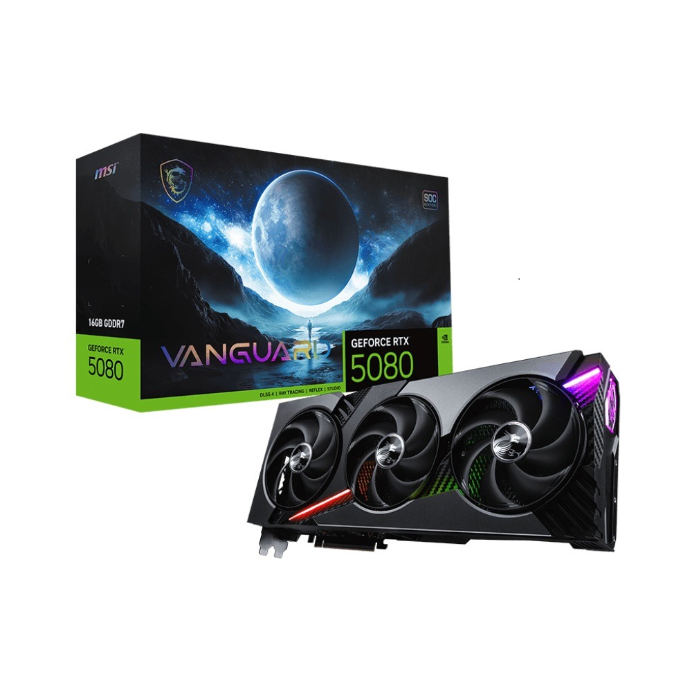 微星 MSI RTX 5080 16G VANGUARD SOC 顯示卡