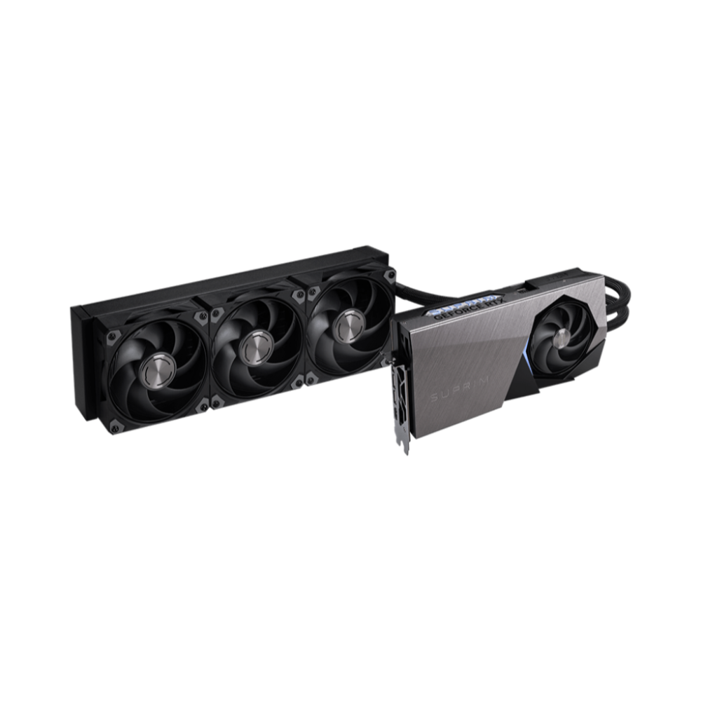 微星 MSI GeForce RTX 5080 16G SUPRIM LIQUID SOC 顯示卡-細節圖2