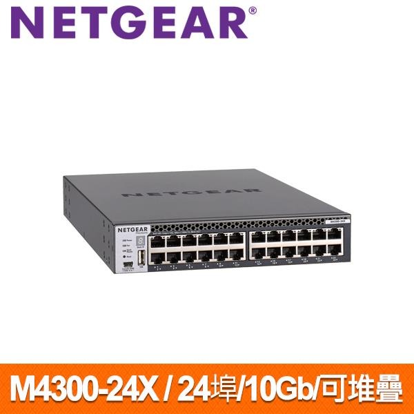 NETGEAR M4300-24X (XSM4324CS) 24埠 10Gb 可堆疊全網管交換器-細節圖2