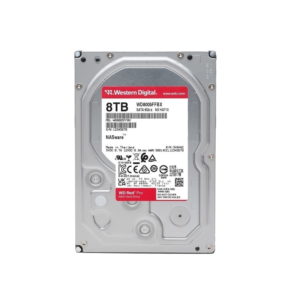 WD Red Pro 紅標 Pro 8TB 3.5吋 NAS硬碟 WD8005FFBX-細節圖5
