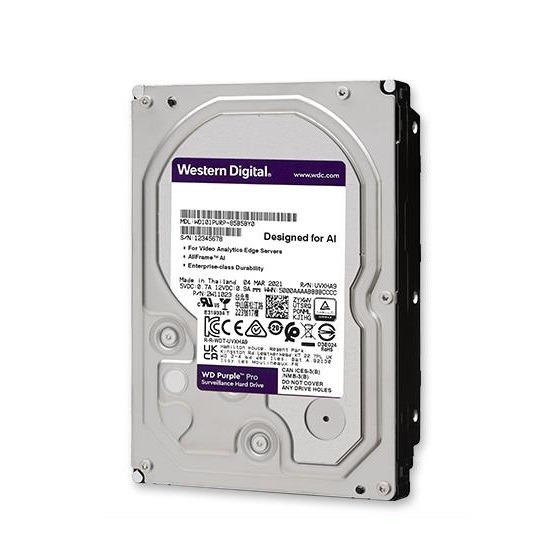 WD Purple Pro 紫標 Pro 12TB 3.5吋 監控硬碟 WD122PURP-細節圖2