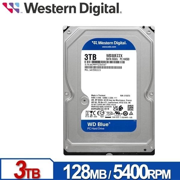 WD 藍標 3TB 3.5吋 硬碟 WD30EZZX-細節圖2