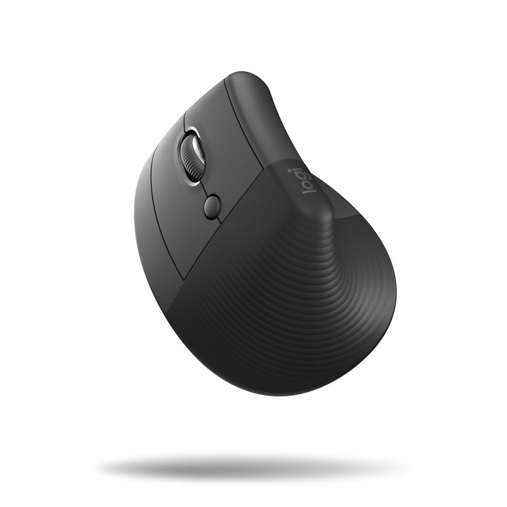 羅技 Logitech LIFT 人體工學垂直無線滑鼠(石墨灰)-細節圖2