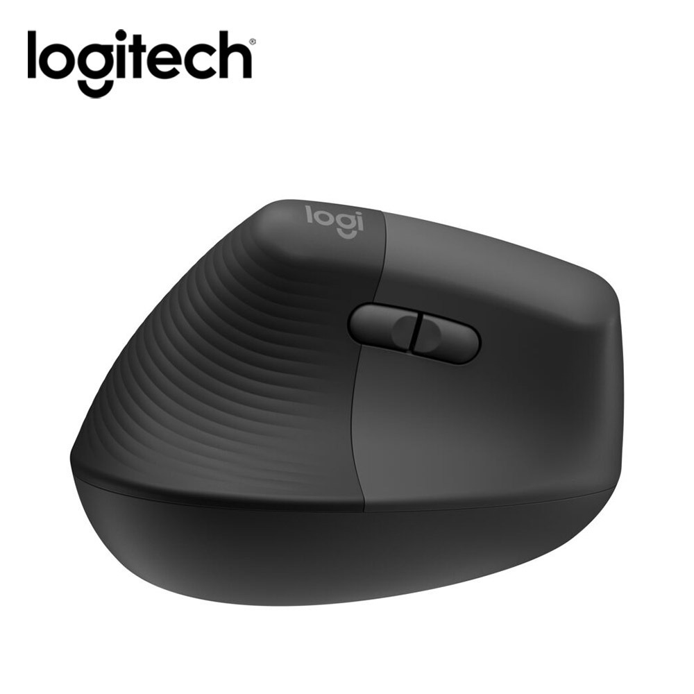 羅技 Logitech LIFT 人體工學垂直無線滑鼠(石墨灰)-細節圖4