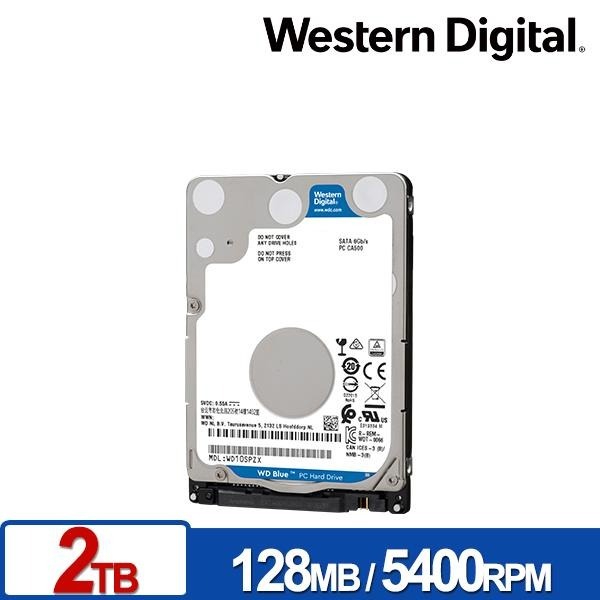 WD 藍標 2TB 2.5吋(7mm) SATA硬碟 WD20SPZX-細節圖2