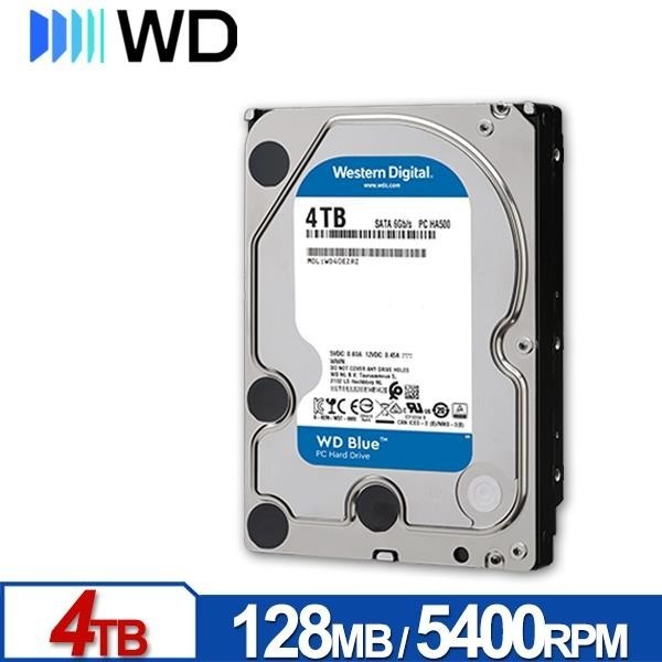 WD 藍標 4TB 3.5吋 硬碟 WD40EZZX-細節圖2