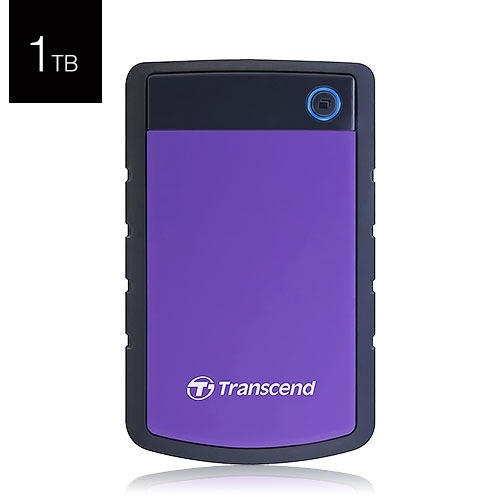 創見 StoreJet 1TB 25H3 USB3.0 2.5吋行動硬碟(TS1TSJ25H3P)-紫色-細節圖3