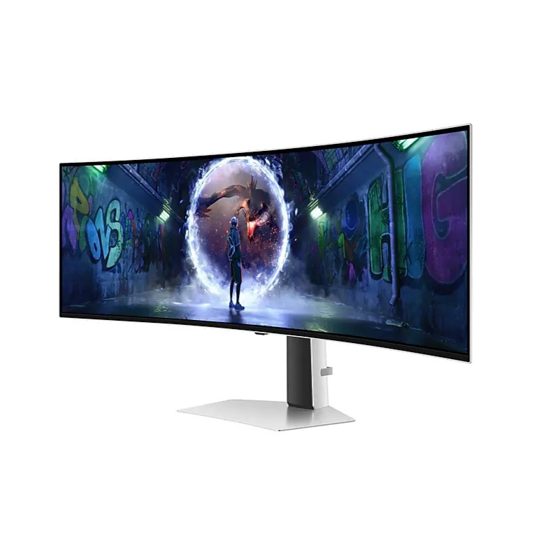 SAMSUNG 三星 Odyssey OLED G9 49吋 量子抗眩光曲面電競顯示器(銀) S49DG932SC-細節圖2
