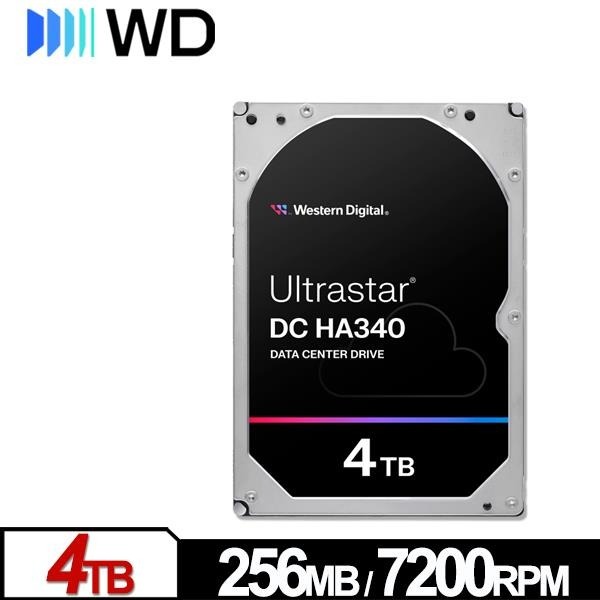 WD Ultrastar DC HA340 4TB 3.5吋 SATA 企業級硬碟 WUS721204BLE6L4-細節圖2