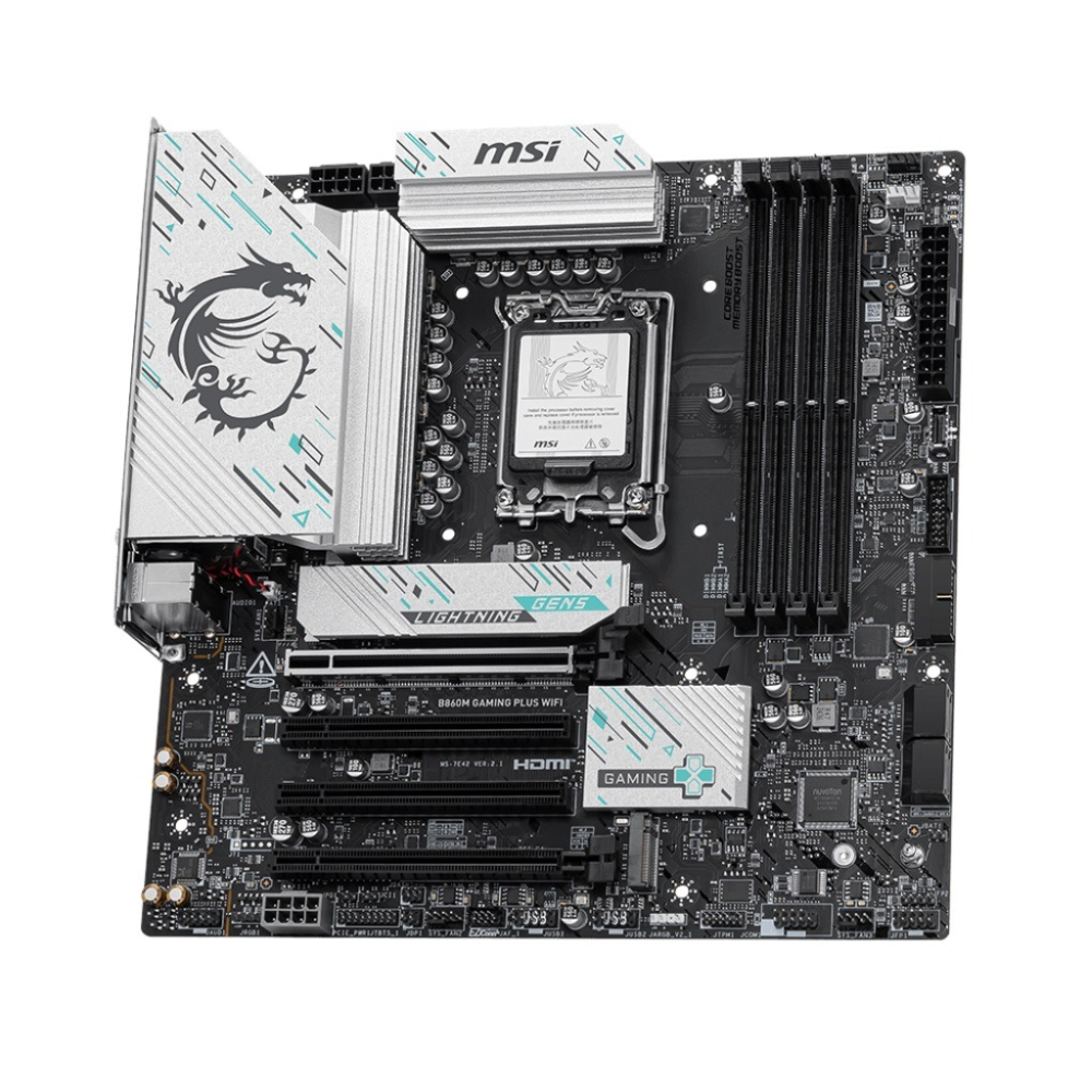 微星 MSI B860M GAMING PLUS WIFI INTEL 主機板-細節圖3