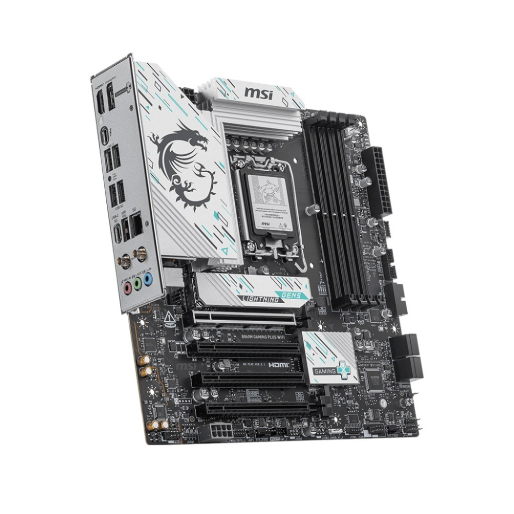 微星 MSI B860M GAMING PLUS WIFI INTEL 主機板-細節圖4
