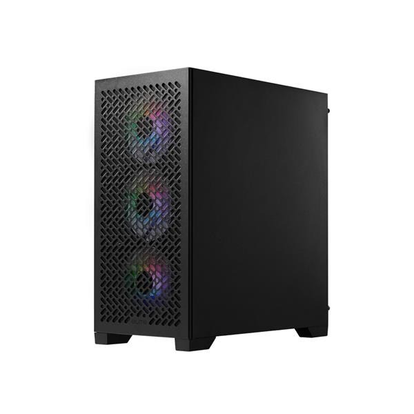 酷碼 Cooler Master Elite 302 電腦機殼(黑色／強化玻璃側板／內含 12cm ARGB 風扇x4)-細節圖4