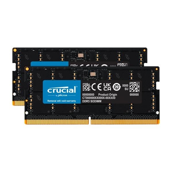 美光 Crucial NB-DDR5 5600 128G(64Gx2)雙通道筆記型記憶體 CT2K64G56C46S5-細節圖2