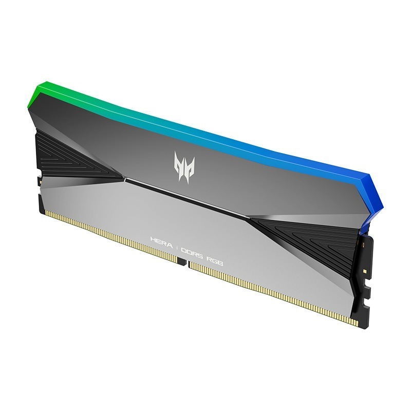 Acer Predator Hera DDR5 8400 48G(24Gx2) CL40 雙通道超頻記憶體(銀)-細節圖2